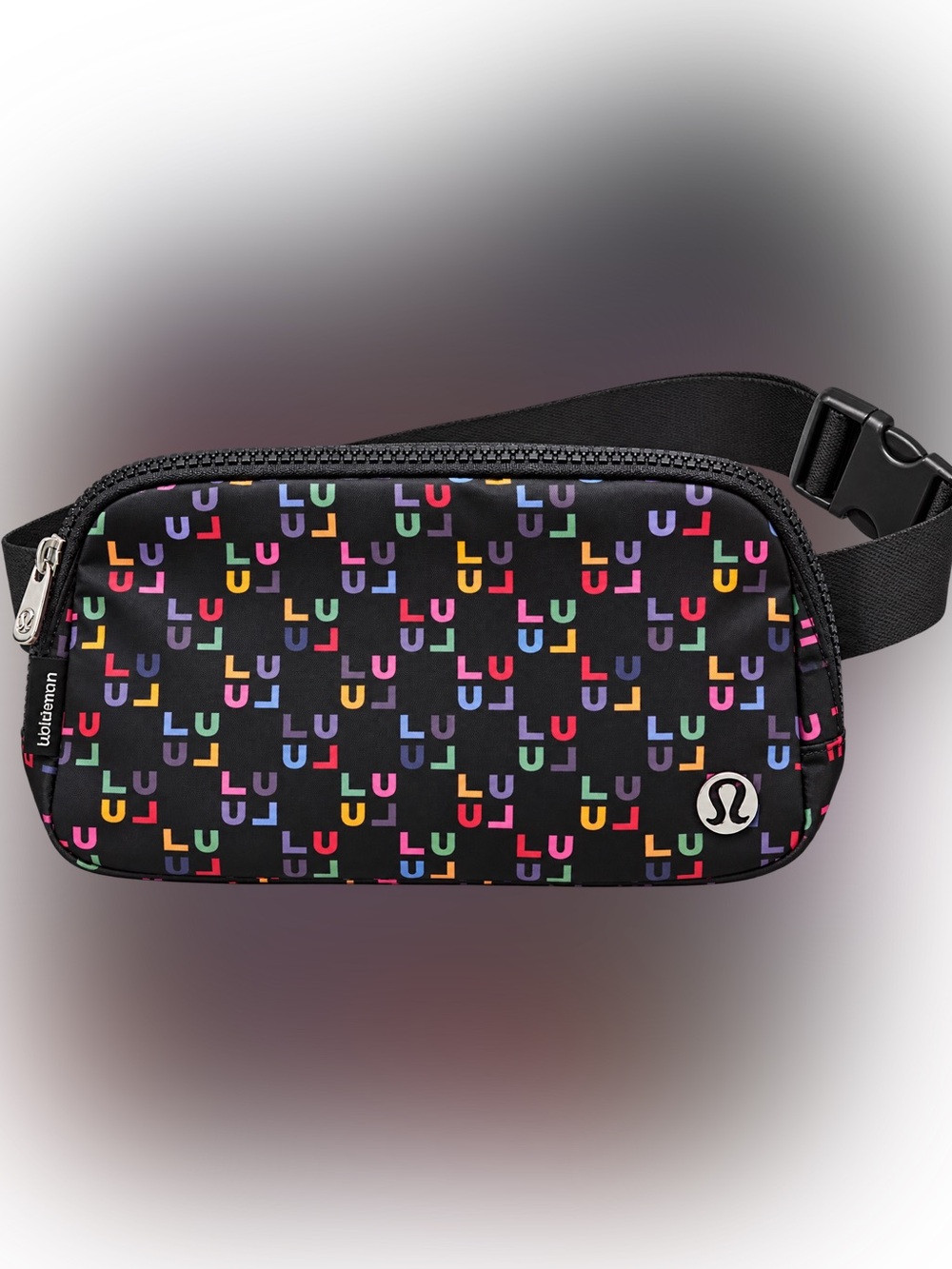 Lululemon Everywhere Belt Bag 1L LULB Black Silver Multicolor NWT